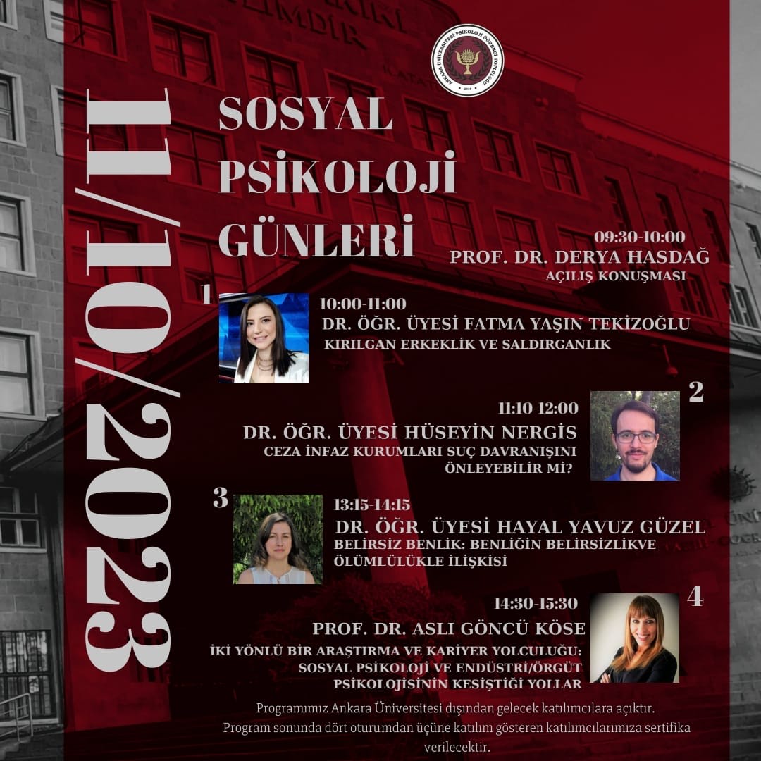 Sosyal Psikoloji Günleri – Ankara Üniversitesi Psikoloji Öğrenci Topluluğu